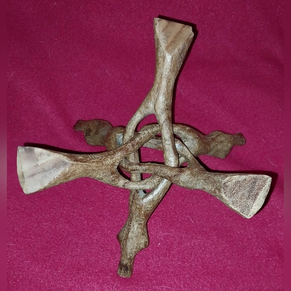 Beautiful Majolica Style Frog on a Log Pottery Wooden 3 Footed Planter 6.5"x7" - Picture 10 of 11